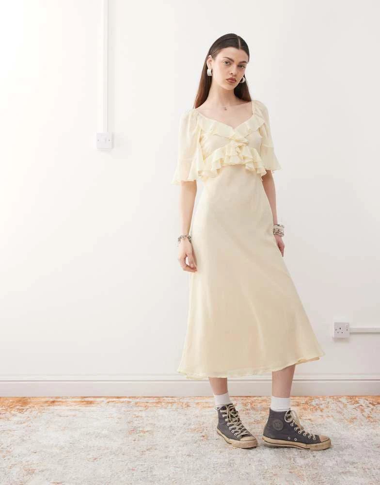 chinese dress ladies Lauryn Dress Buttermilk  TOVE Studio