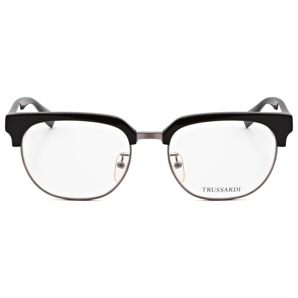 TRUSSARDI Trussardi Men's Black Rectangular Opticals