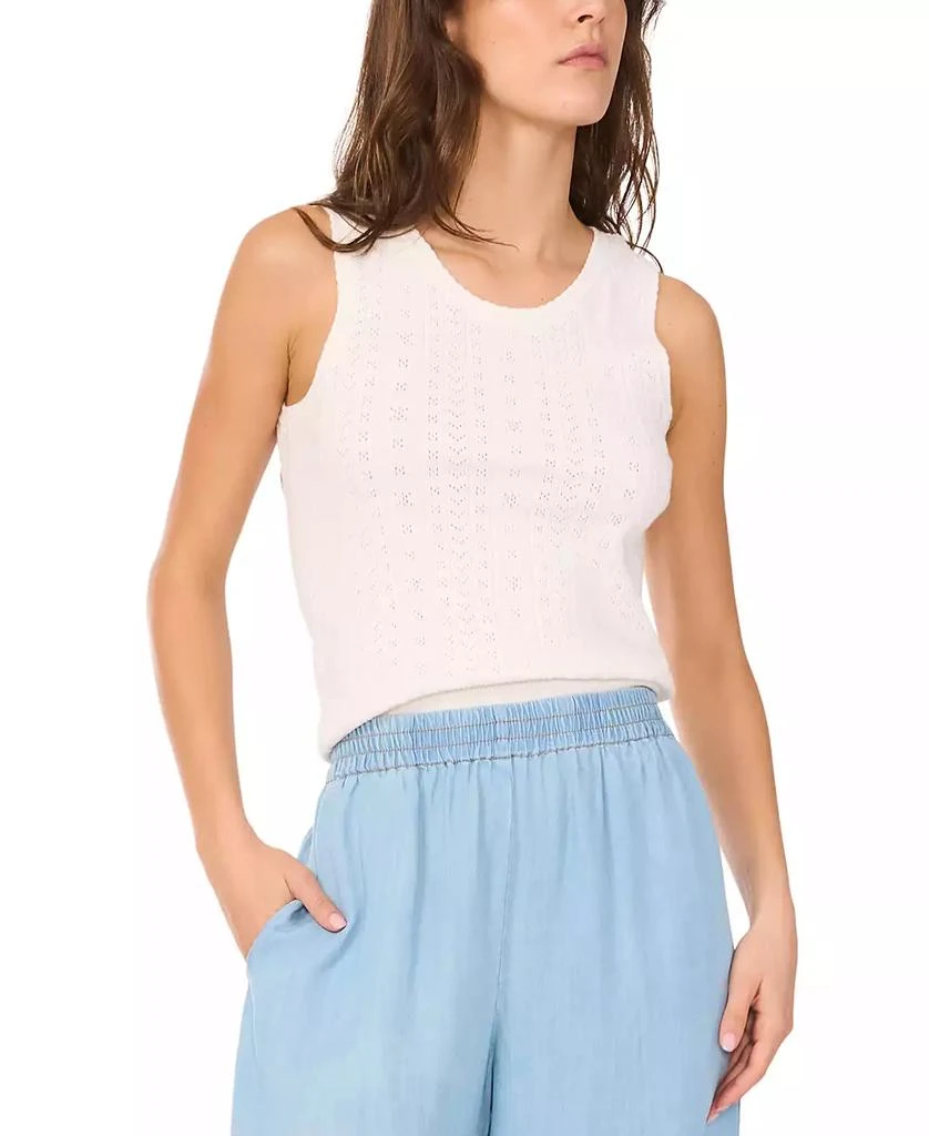 1. State Women's Pointelle Sleeveless Sweater 1