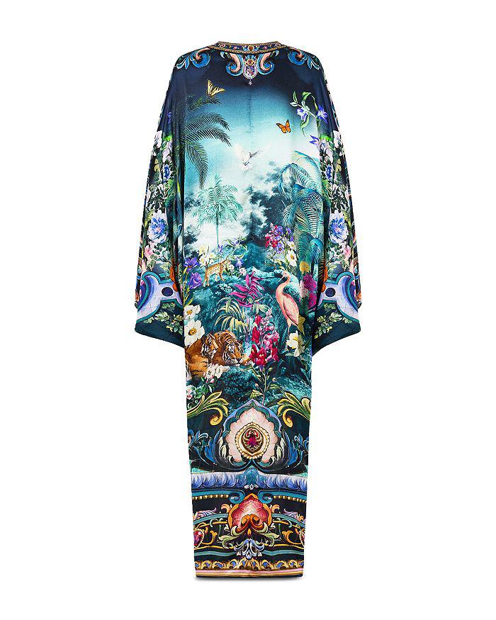 Camilla Silk Kaftan Swim Cover-Up