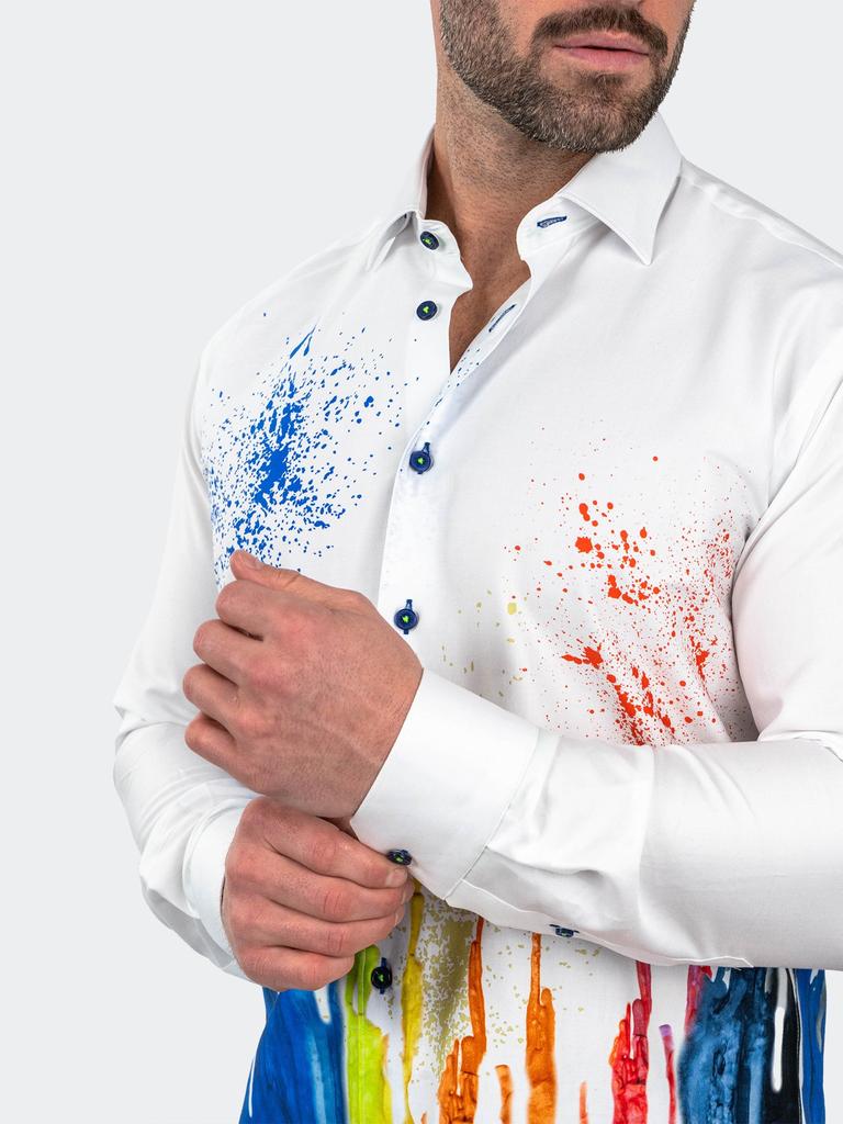 Maceoo Fibonacci Dripped White