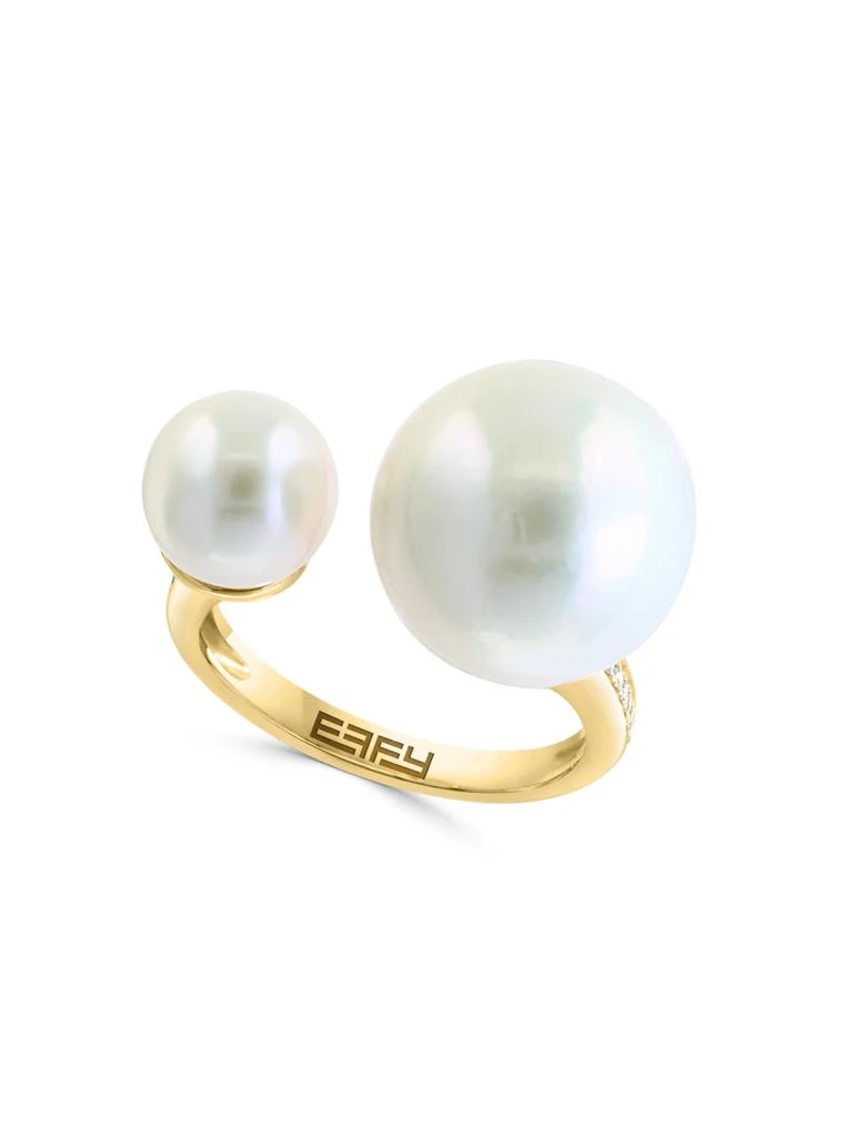 Effy 14K Yellow Gold, Freshwater Pearl
0.06 TCW Diamond Ring