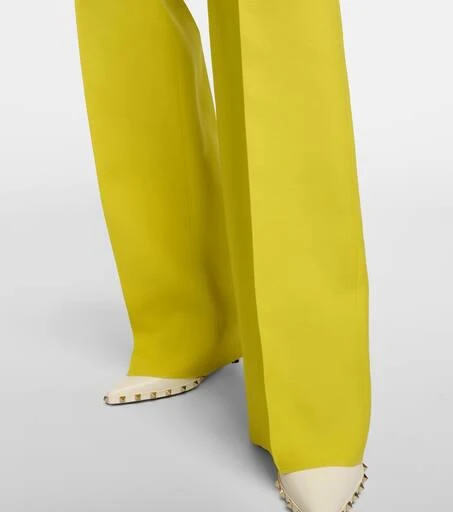 Valentino Crêpe Couture high-rise straight pants 5