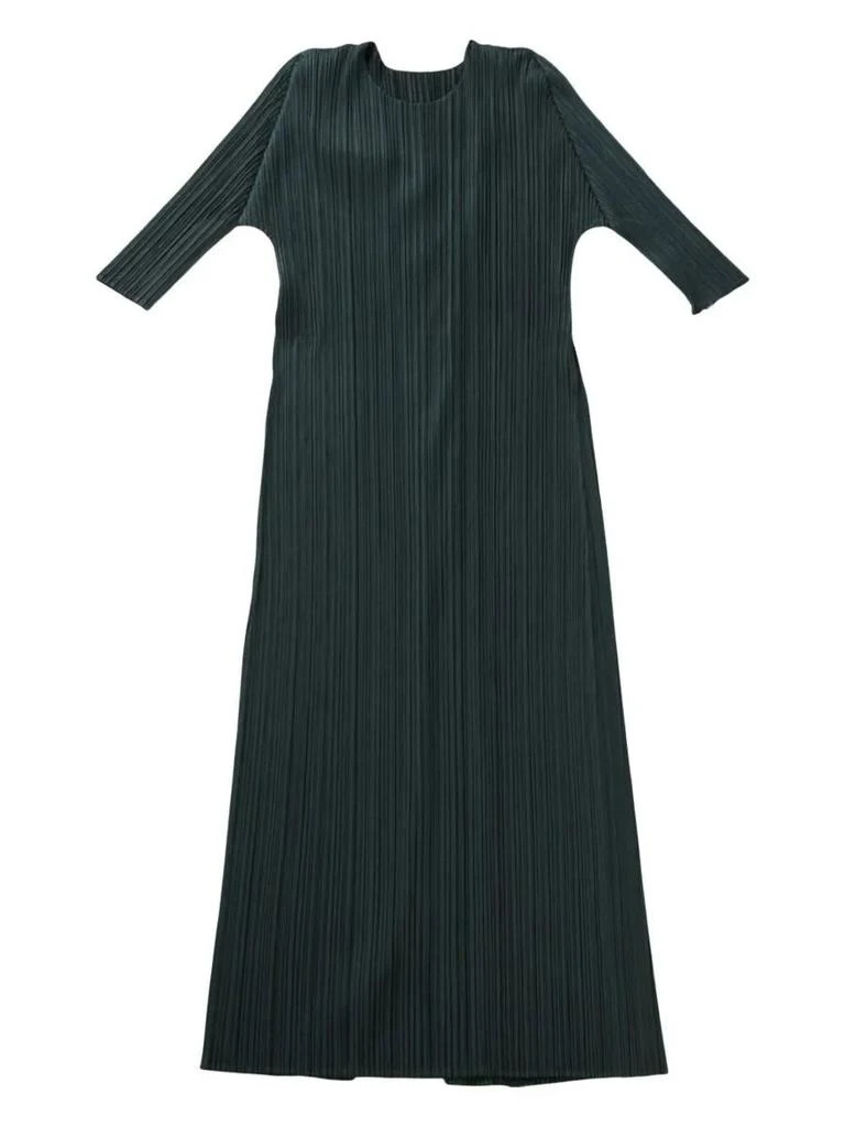 Pleats Please Pleats Please Issey Miyake Merry Bicolor Midi Dress Clothing 1