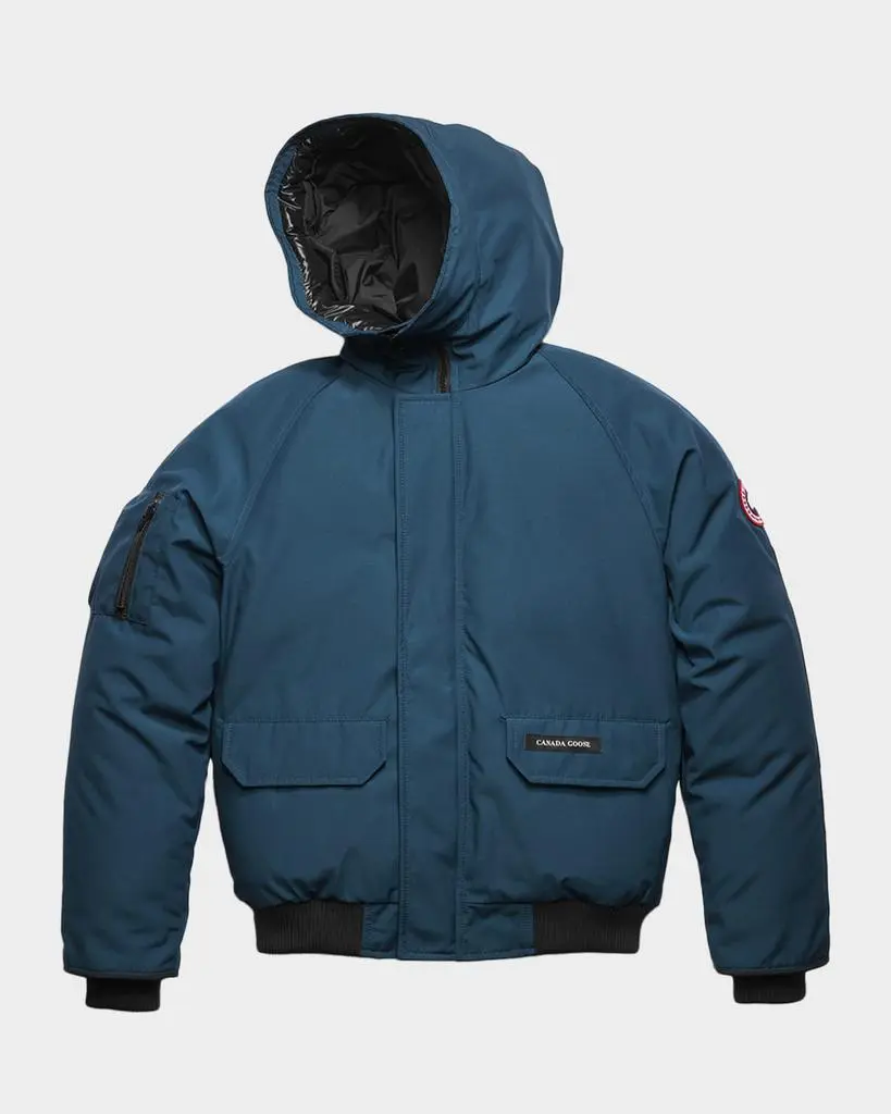 Canada Goose Kid's Chilliwack Hooded Down Bomber Jacket, Size S-L