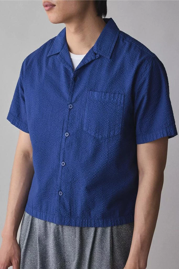 Standard Cloth Standard Cloth Liam Seersucker Textured Shirt 5