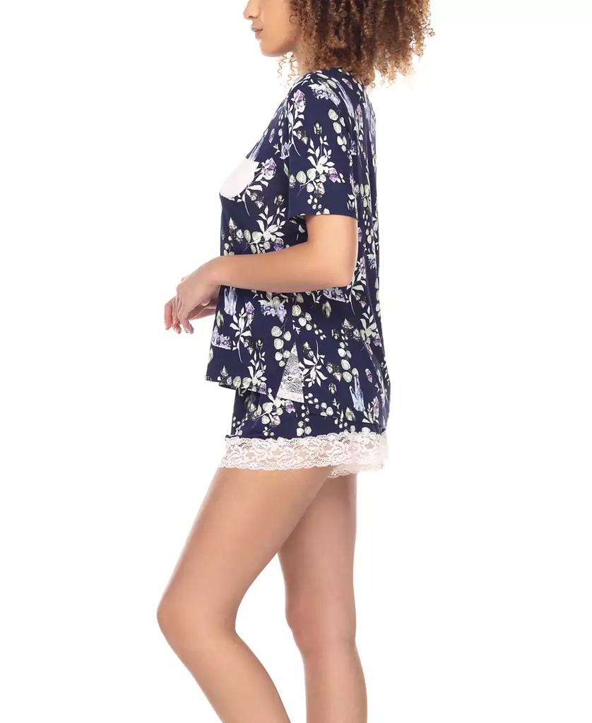 Honeydew Intimates Women's Something Sweet Rayon Shortie Pajama Set, 2 Piece