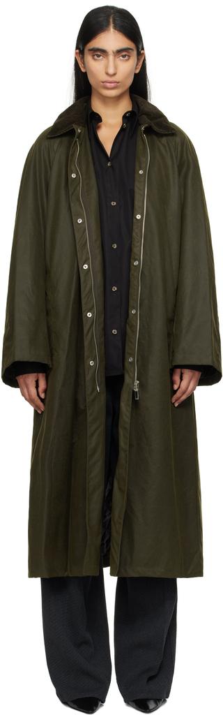 ☆関税送料込み☆Toteme 大きめ3/4コート Totême 灯芯绒边饰涂层帆布外套 - DK34 - Coats - Free Shipping