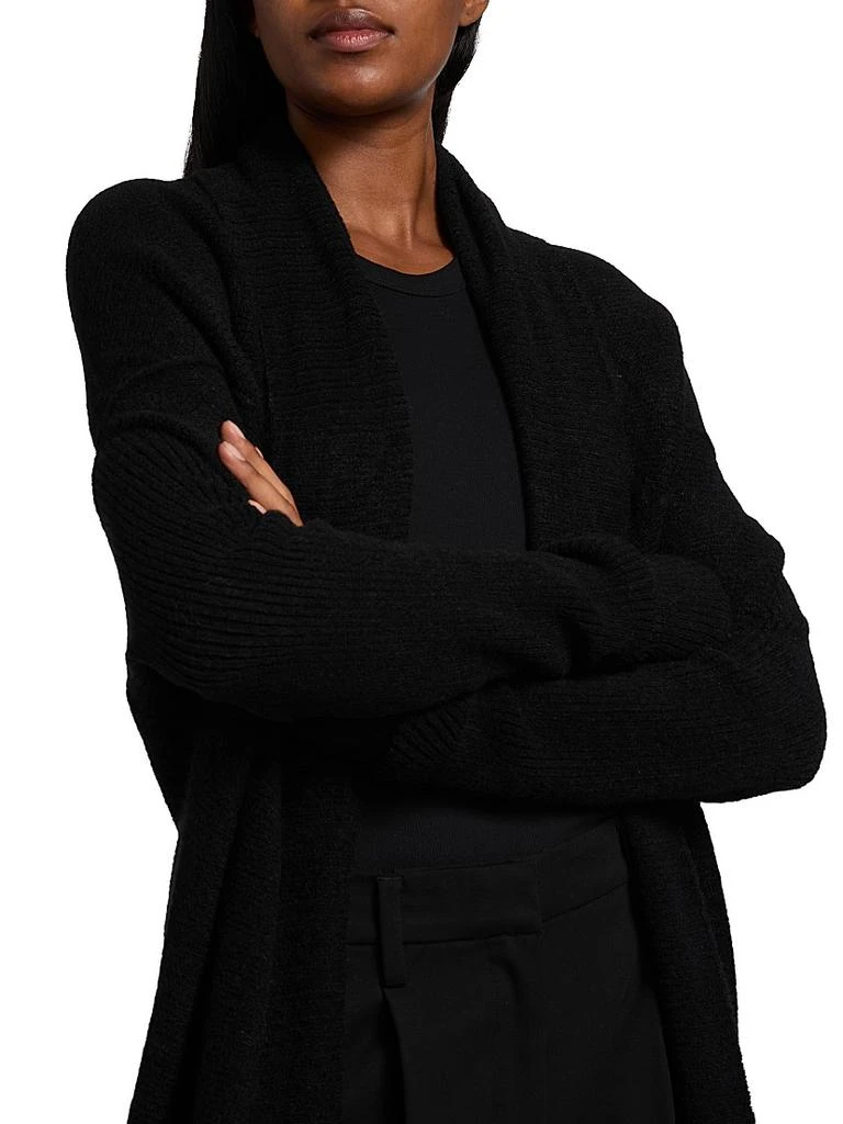 Rick Owens Shawl Collar Alpaca-Blend Long Cardigan 6