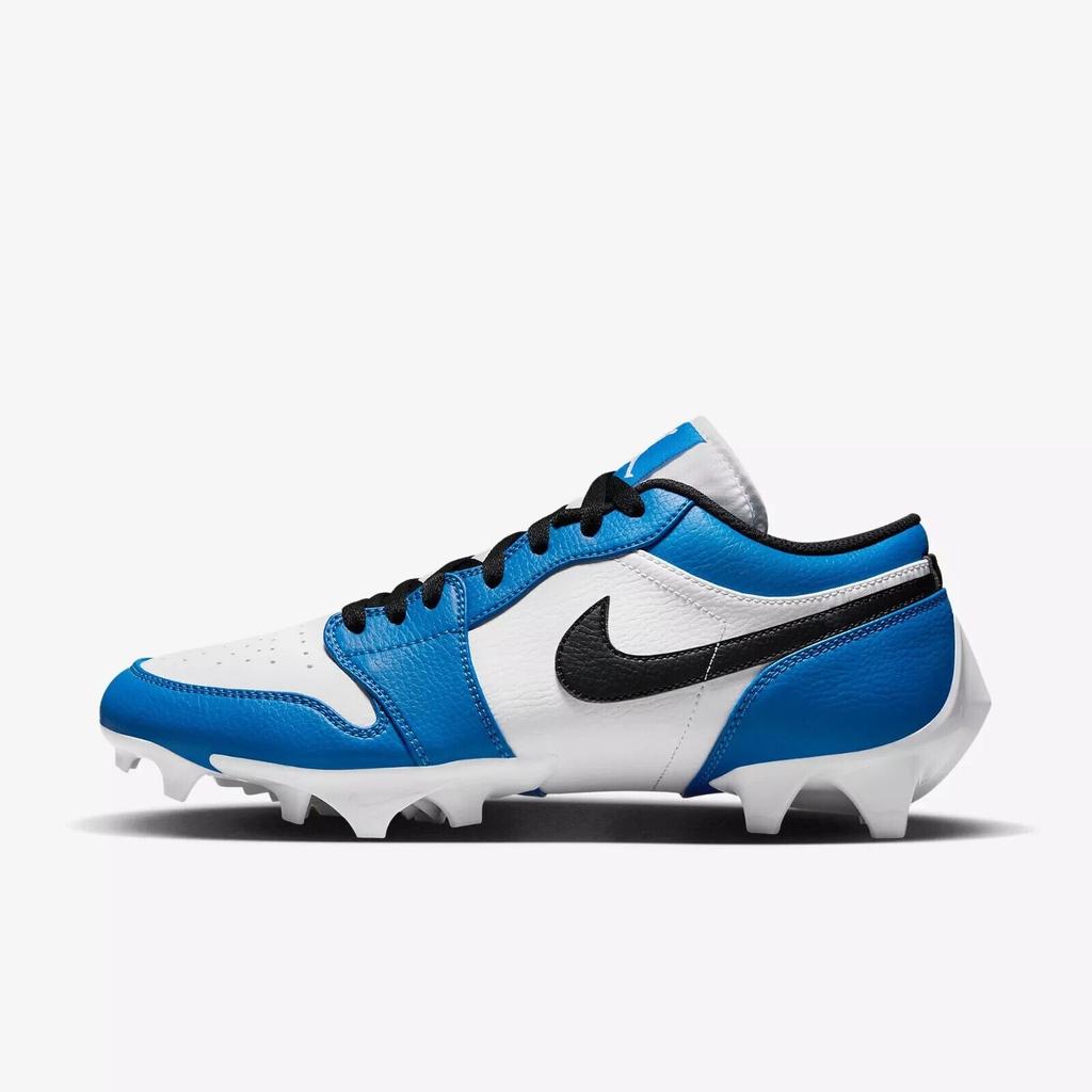 NIKE Air Jordan 1 Low TD FJ6245-104 Mens White Black Royal Football Cleats FD748