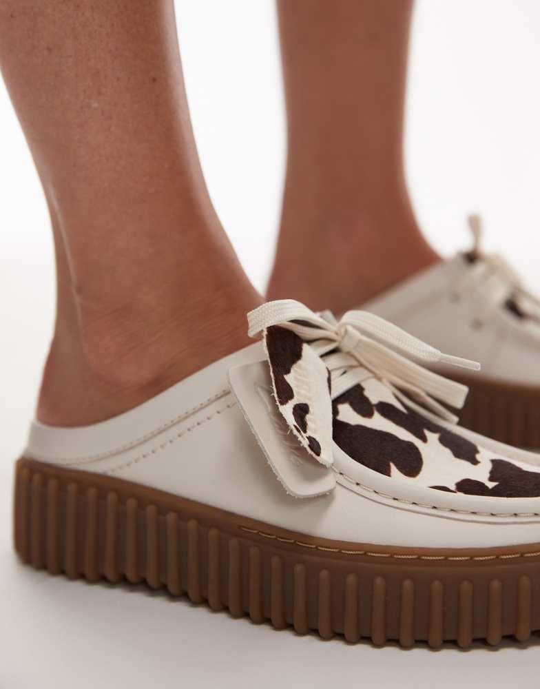 Clarks Torhill Wallabee Cow 26.5 ハラコ柄 Clarks Animal Print Torhill Hi Shoes | Pacsun