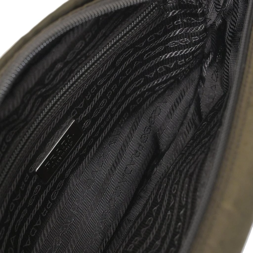 Prada Prada  Re-Nylon Logo Crossbody Bag in Olive Green Nylon 5