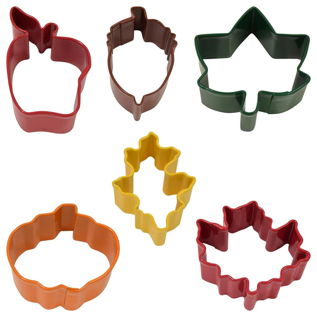 R&M International Mini Autumn Color 6 Piece Cookie Cutter Set 2