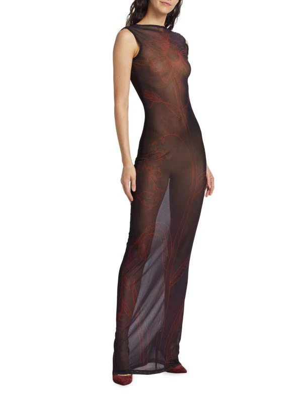 House of Aama Prelude: Aama Tales Mesh Maxi Dress 1