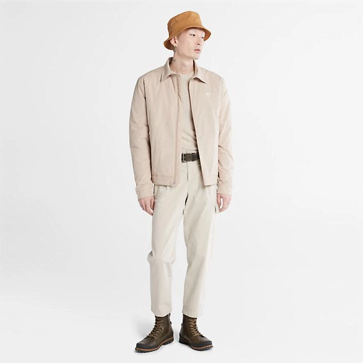 Timberland Men's Stratham Winter Bomber Jacket in Beige 3