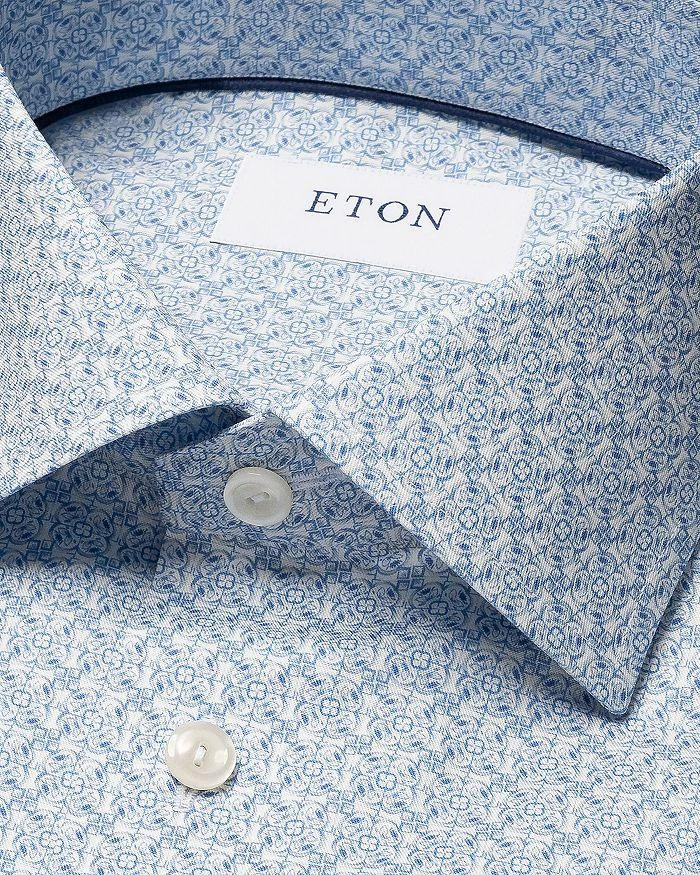 Eton Slim Fit Geometric Print Shirt 5