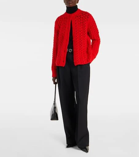 Jil Sander Open-knit wool cardigan 2