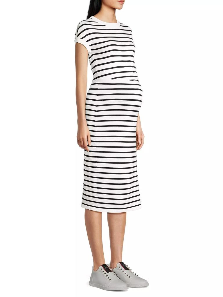 Nom Maternity Lydia Striped Maternity Dress 4