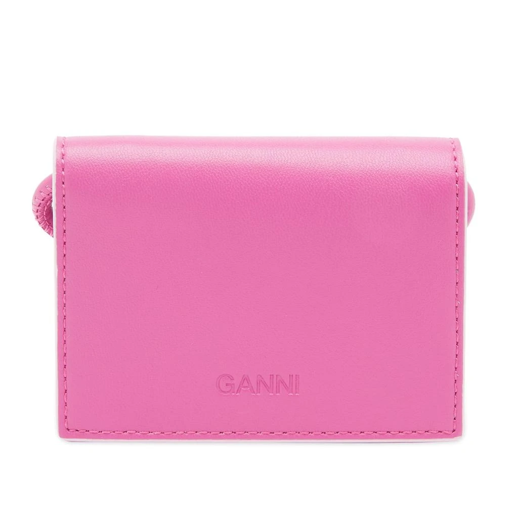 Ganni GANNI Bou Wallet On Strap 2