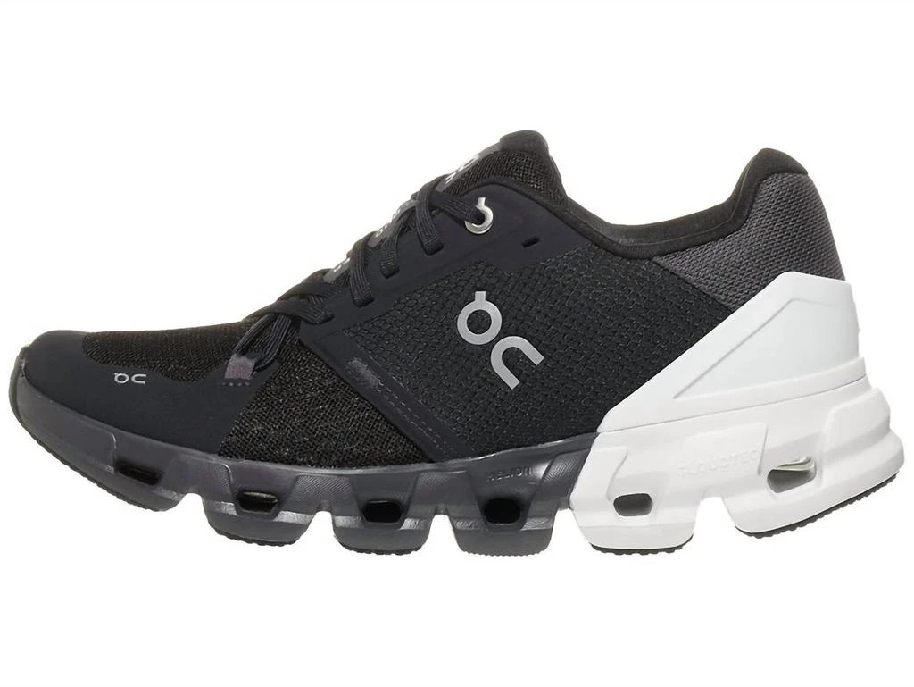 On Women's Cloudflyer 4 - B Running Shoe In Black/white 2