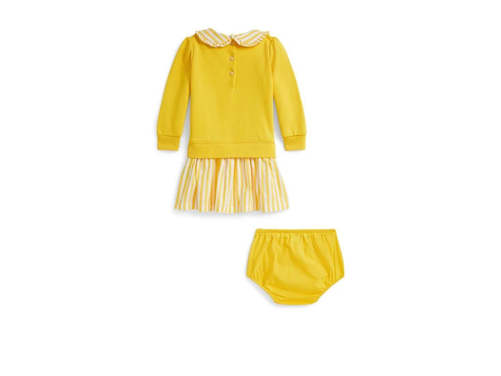 Ralph Lauren Striped Loopback Fleece Dress 
Bloomer (Infant) 2