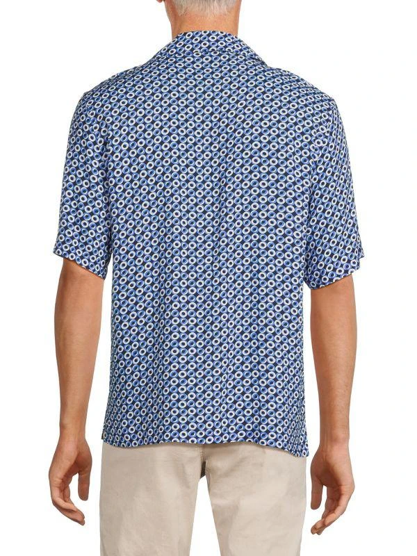 Onia Geometric Print Camp Shirt 2