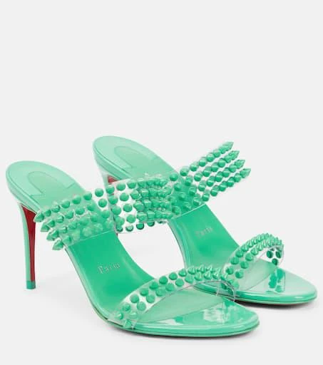 Christian Louboutin Spike Only 85 PVC and leather sandals 1