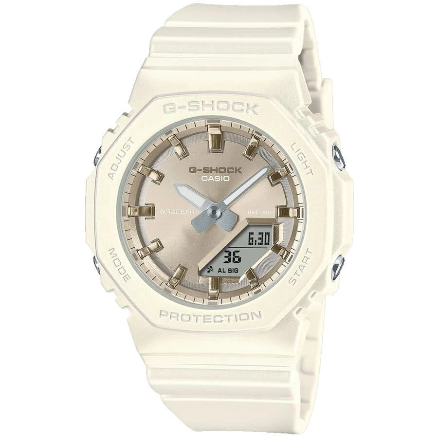 Shop G-Shock 2100 Series Quartz Analog-Digital White Dial Ladies
