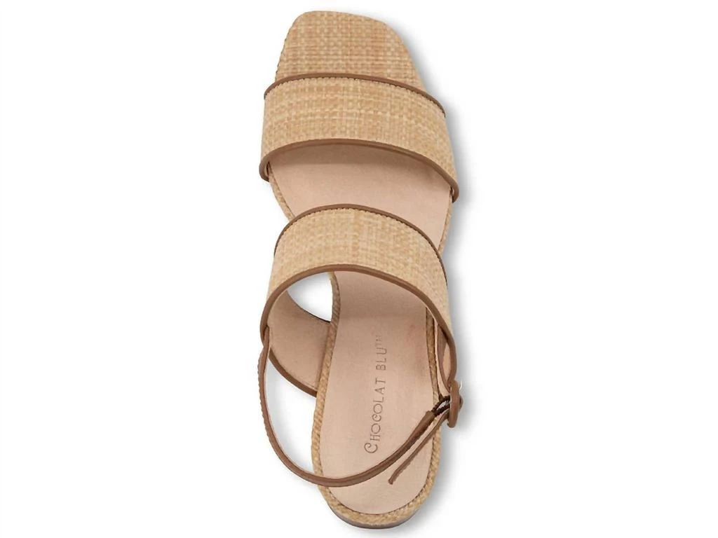CHOCOLAT BLU Chocolat Blu - Women
s Darla Raffia Sandal 3