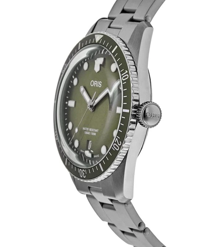 Oris Oris Divers Sixty-Five Date Automatic Green Dial Steel Men's Watch 01 733 7707 4057-07 8 20 18 3