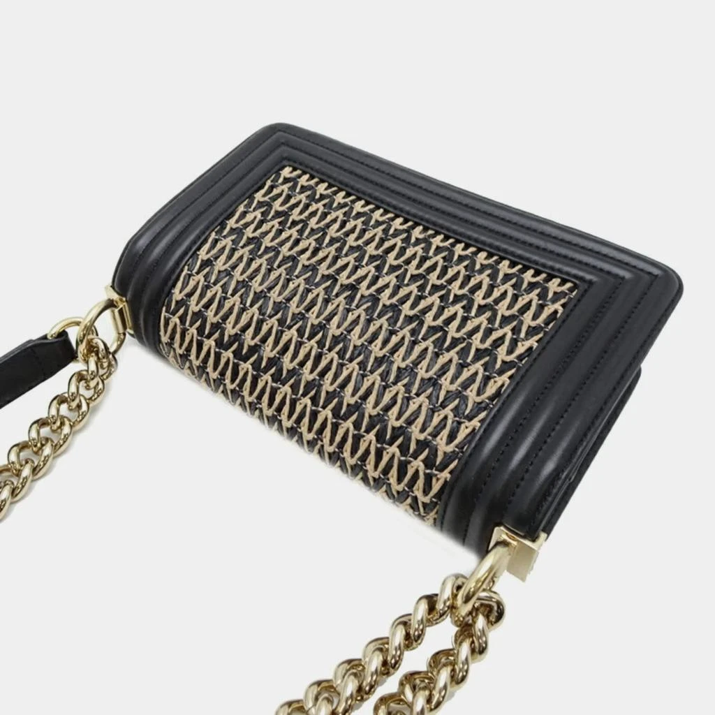 Chanel Chanel Black Lambskin Leather Boy Shoulder Bag 6
