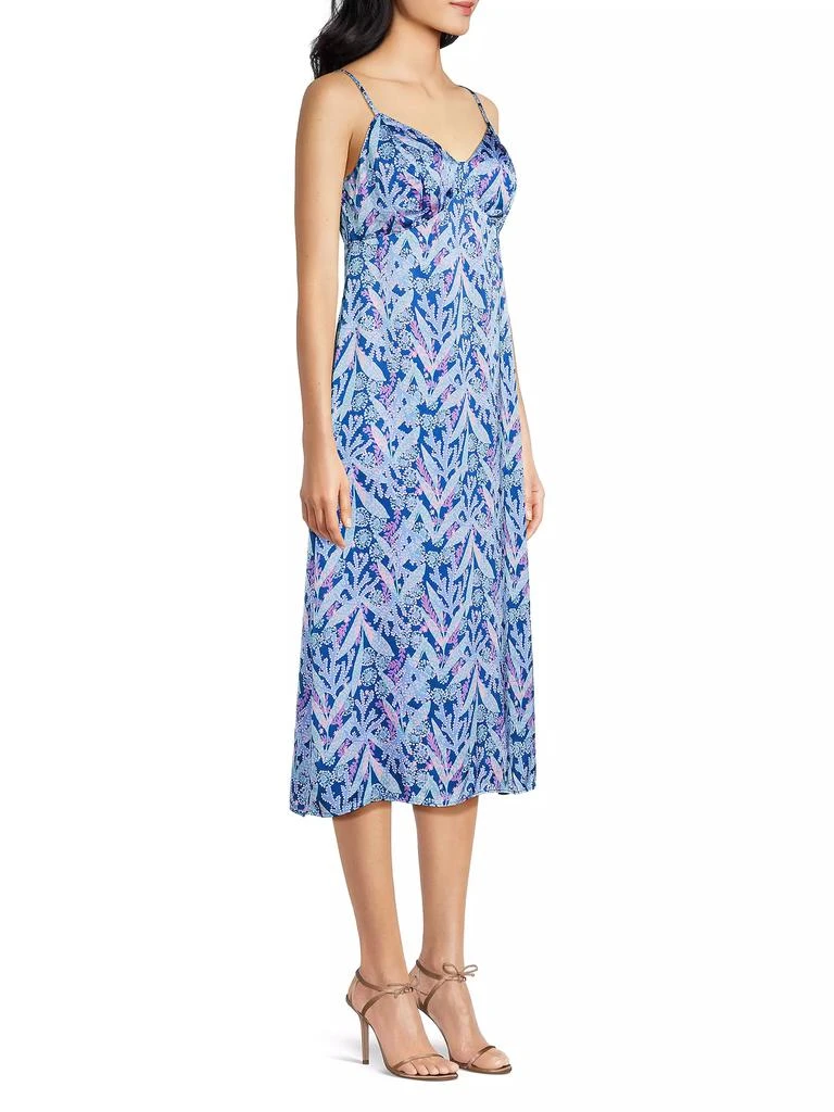 Lilly Pulitzer Keana Floral Satin Slipdress 4