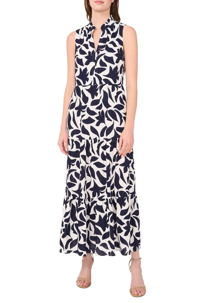 Halogen Sleeveless Tiered Maxi Dress 1