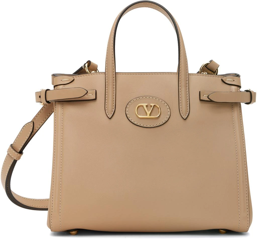 Valentino Tan Antibes Small Shopping Tote 1