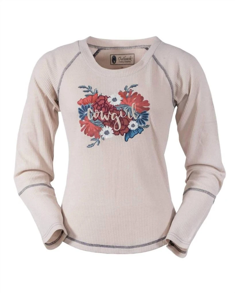 Outback Trading Co. Evelyn Tee In Creme 2