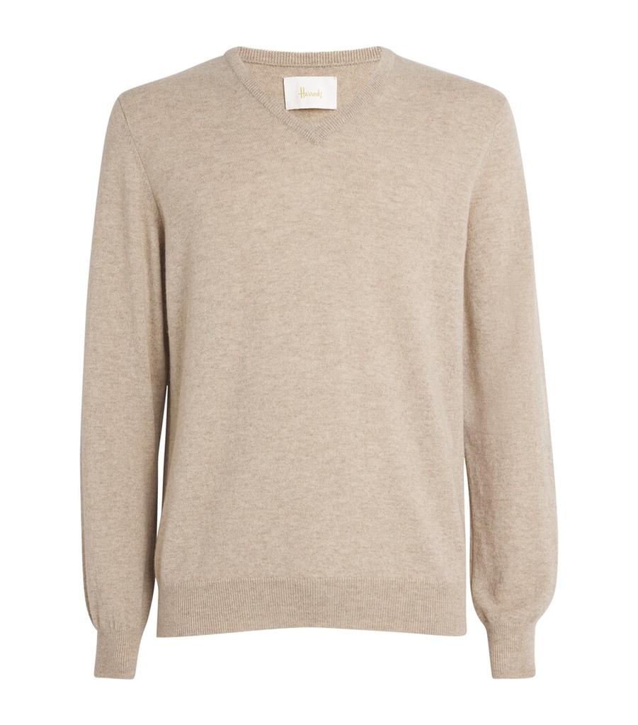 Harrods Cashmere V-Neck Sweater