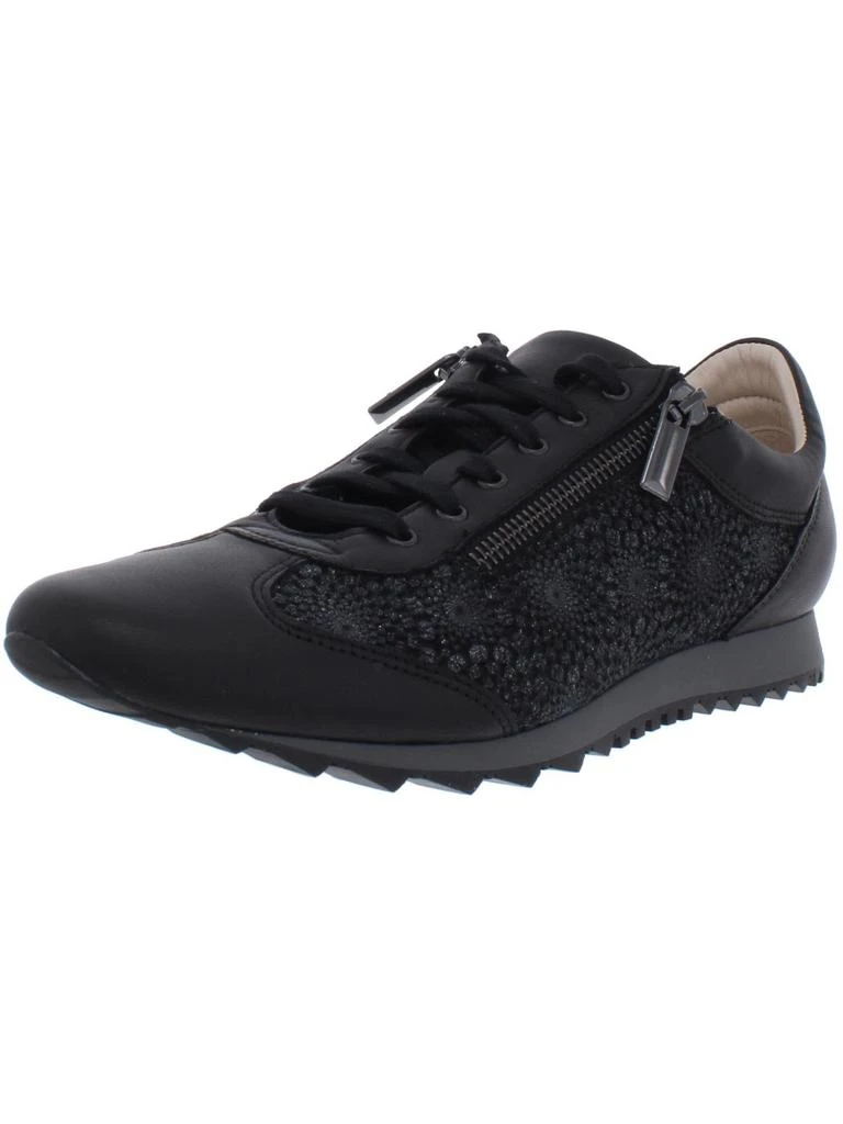 Amalfi by Rangoni Fedro Womens Double Zipper Lace Up Fashion Sneakers 1