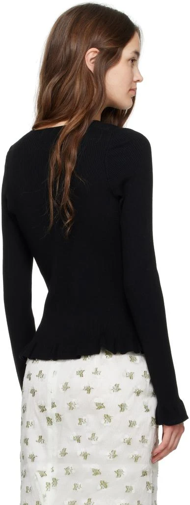 CECILIE BAHNSEN Black Cassia Cardigan 3