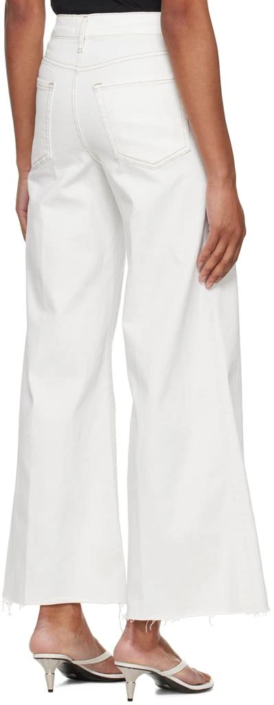 FRAME White 'Le Palazzo Crop' Jeans 3