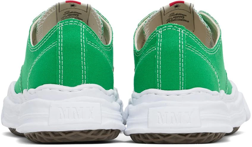 Maison MIHARA YASUHIRO Green Hank OG Sole Canvas Low-Top Sneakers 2