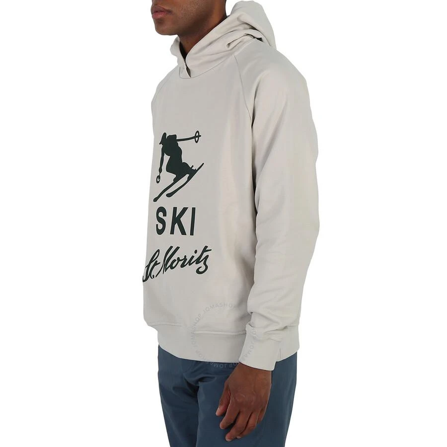 Bally Silver Birch Ski St. Moritz Diagonal Fleece Hoodie 2