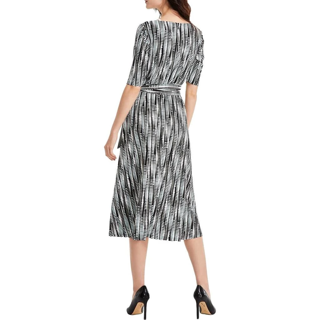 Kasper Womens Printed Polyester Sheath Dress 2