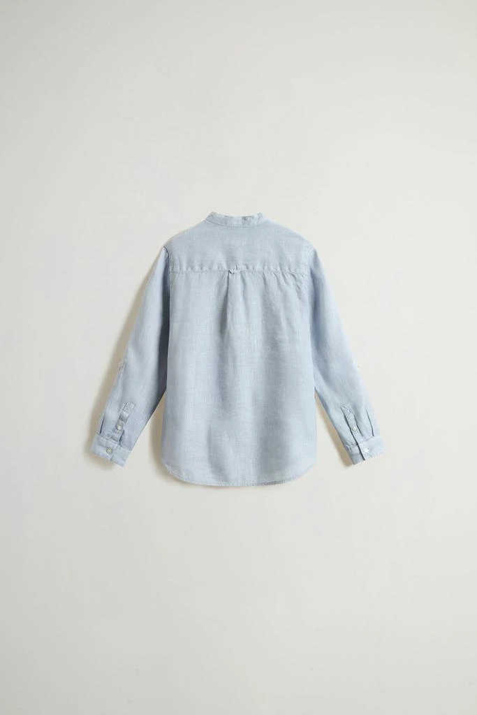 Woolrich Boys’ Garment-Dyed Pure Linen Shirt - Boys - White 2