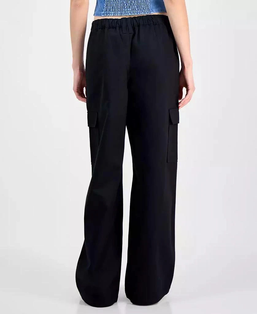 Celebrity Pink Juniors' Cargo Strap Wide-Leg Pants 2