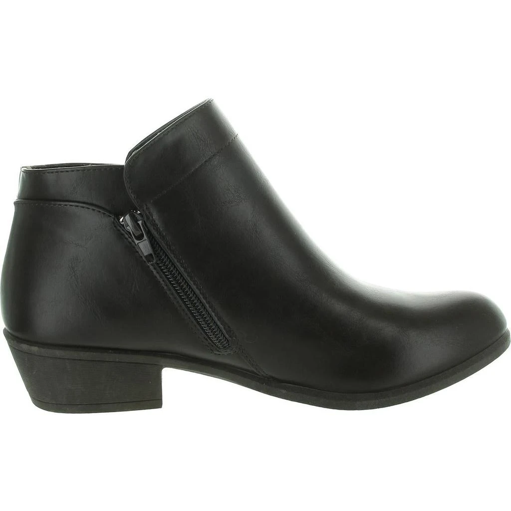 UNIONBAY Womens Zipper Faux Leather Shooties 2