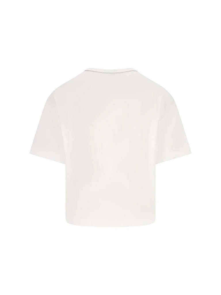 Brunello Cucinelli Brunello Cucinelli Monili-Chain Detailed T-Shirt 2