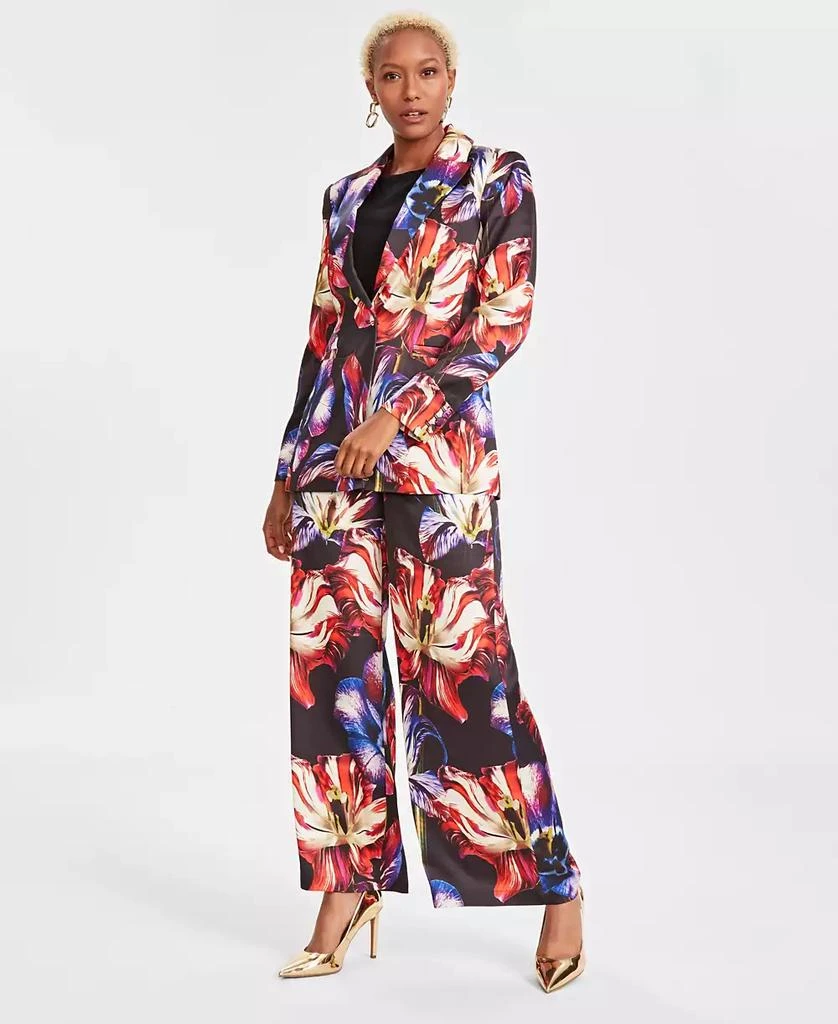 INC International Women's Printed Satin Blazer, Created for Macy's 4