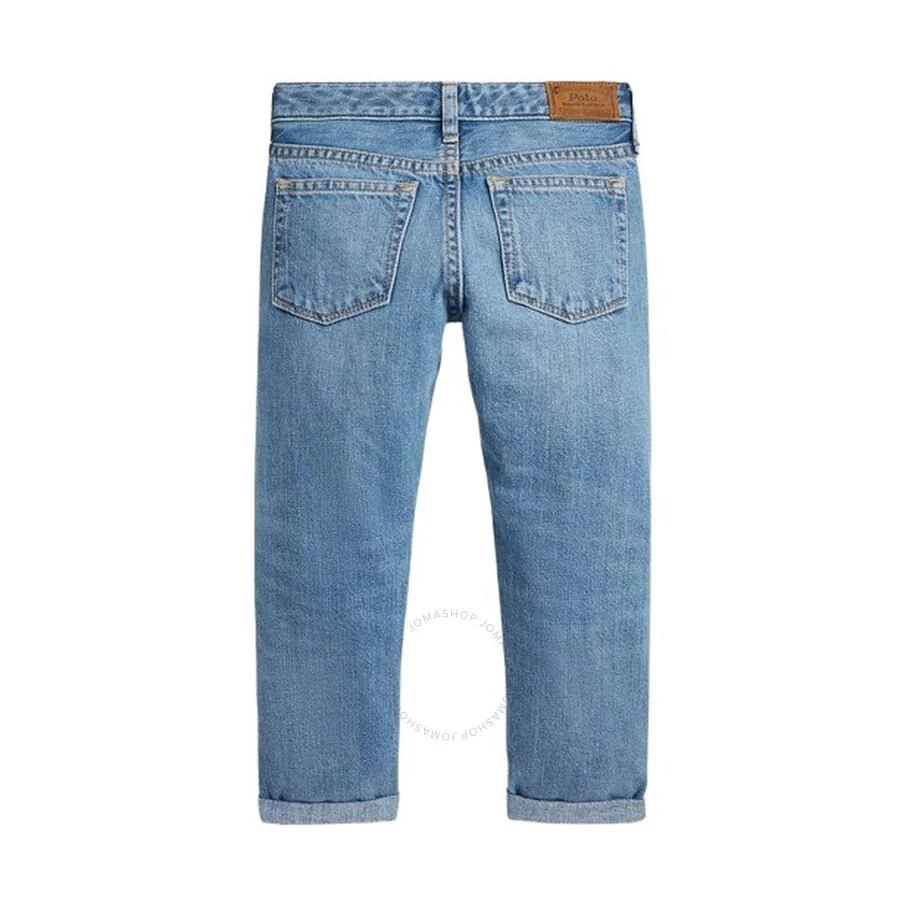 Ralph Lauren Girls Slim Boyfriend Fit Logo Jeans 2