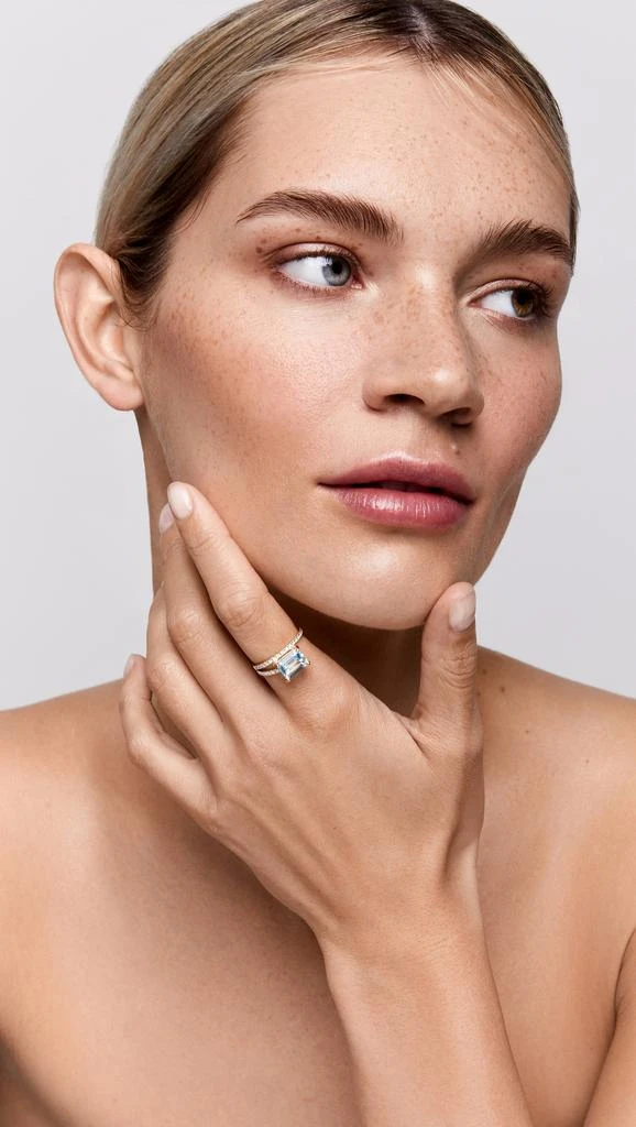 MATEO 14k   Blue Topaz Point of Focus Ring 4