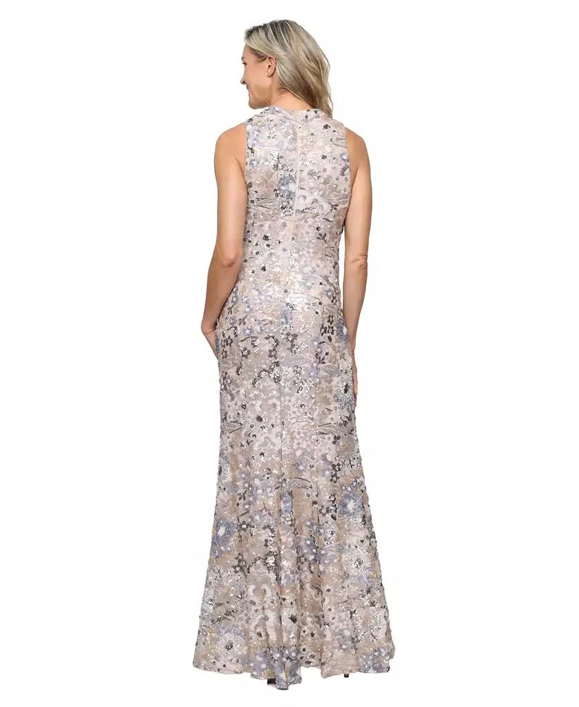 Alex Evenings Petite Boat Neck A-Line Ball Gown 3